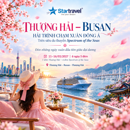 THƯỢNG HẢI – BUSAN | HẢI TRÌNH CHẠM XUÂN ĐÔNG Á